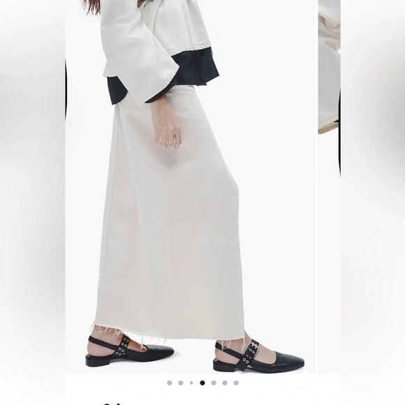 rag & bone Avery Denim Maxi‎ Skirt Jean skirt size 27 new with tags NWT - Picture 4 of 4